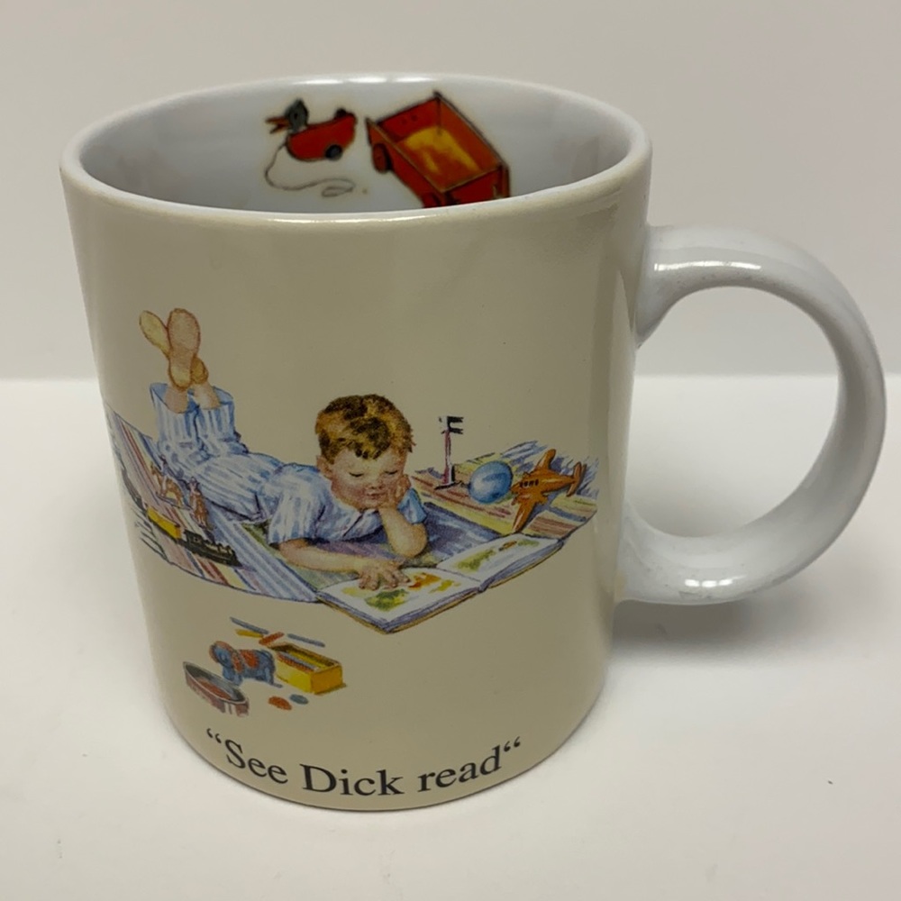 "See Dick Read" Coffee Cup Barnes & Noble Commemorative Mug